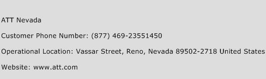 ATT Nevada Phone Number Customer Service