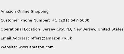 Amazon Online Shopping Phone Number Customer Service