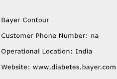 Bayer Contour Phone Number Customer Service