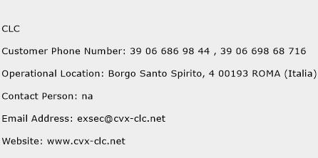 CLC Phone Number Customer Service