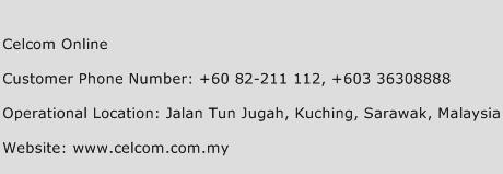 Celcom Online Phone Number Customer Service