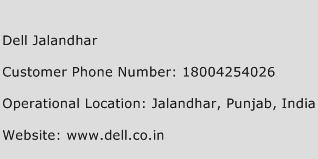 Dell Jalandhar Phone Number Customer Service