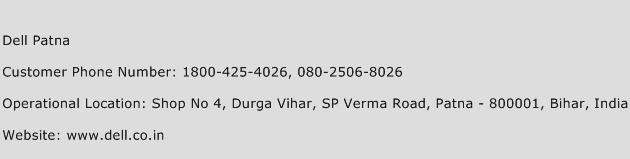 Dell Patna Phone Number Customer Service