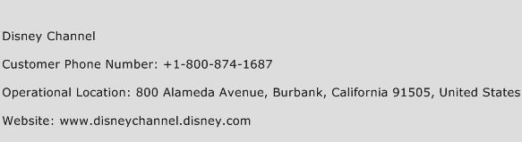 Disney Channel Phone Number Customer Service