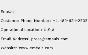 Emeals Phone Number Customer Service