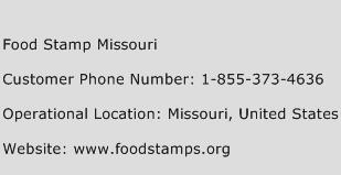 Food Stamp Missouri Phone Number Customer Service