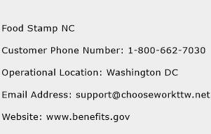 Food Stamp NC Phone Number Customer Service