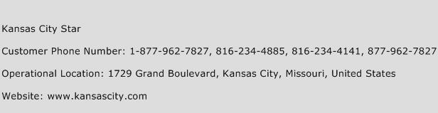 Kansas City Star Phone Number Customer Service
