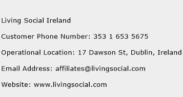Living Social Ireland Phone Number Customer Service