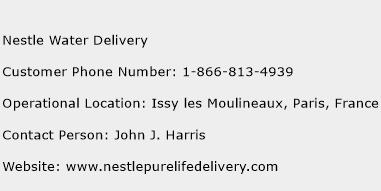 Nestle Water Delivery Phone Number Customer Service