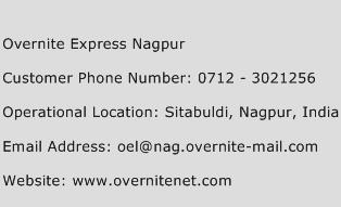 Overnite Express Nagpur Phone Number Customer Service