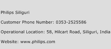 Philips Siliguri Phone Number Customer Service