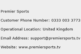 Premier Sports Phone Number Customer Service