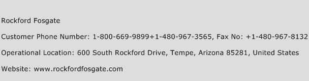 Rockford Fosgate Phone Number Customer Service