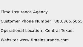 Time Insurance Agency Phone Number Customer Service