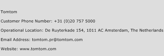Tomtom Phone Number Customer Service