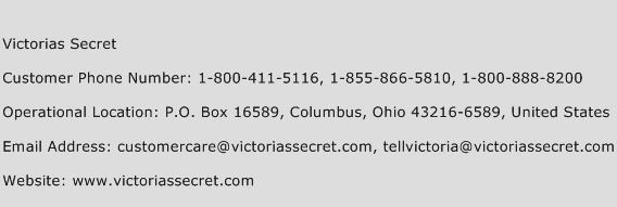 Victorias Secret Phone Number Customer Service