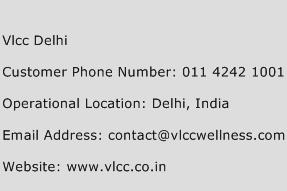 Vlcc Delhi Phone Number Customer Service