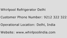 Whirlpool Refrigerator Delhi Phone Number Customer Service