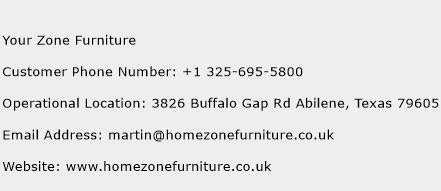 Your Zone Furniture Phone Number Customer Service